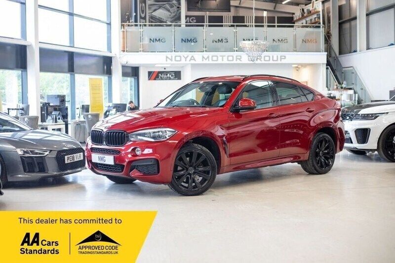 Red Used 2016 BMW X6 M Sport SUV | £19,990 (Fair price) - Image 1/4