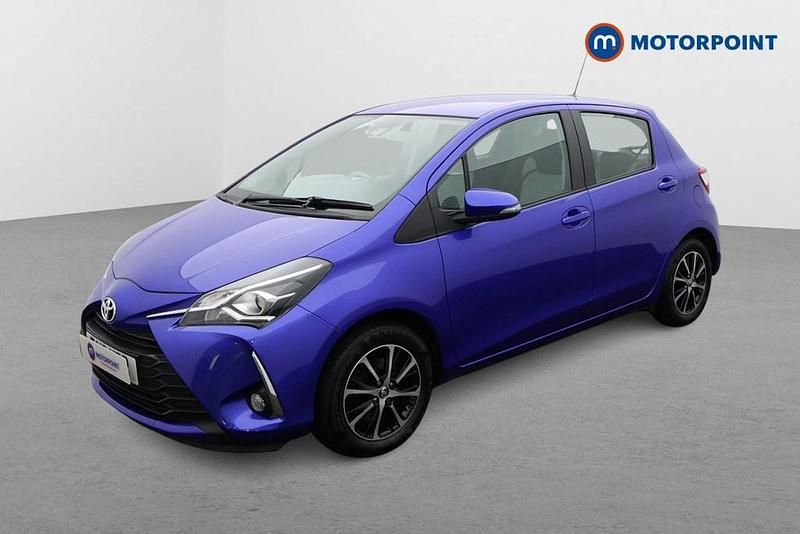 Used Toyota Yaris 2019 Blue Hatchback