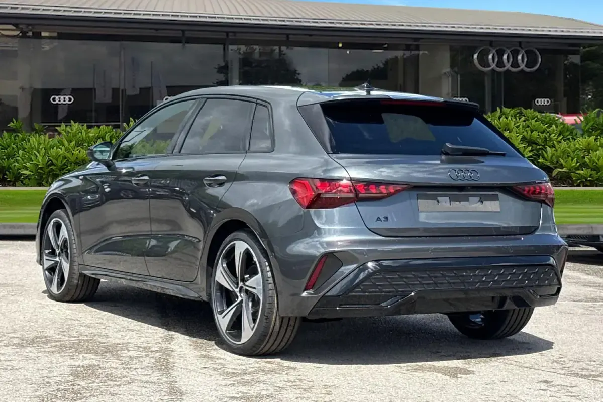 New Audi A3 Sportback Black Edition 2026 Grey Hatchback