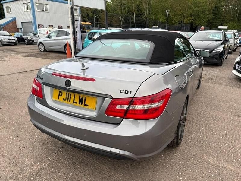 Used Mercedes E250 2011 Silver Cabriolet
