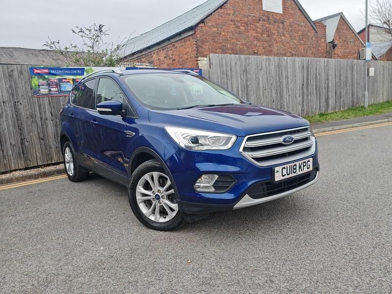 Used Ford Kuga Titanium 150 HP (110 kW) 2018 Blue SUV