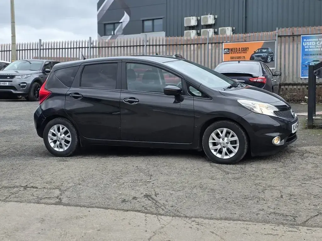 Used Nissan Note Acenta Premium 90 HP (66 kW) 2014 Black Hatchback