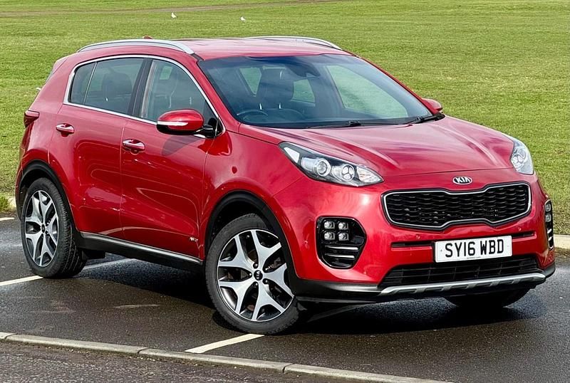Used Kia Sportage GT-Line 134 HP (98 kW) 2016 Red SUV