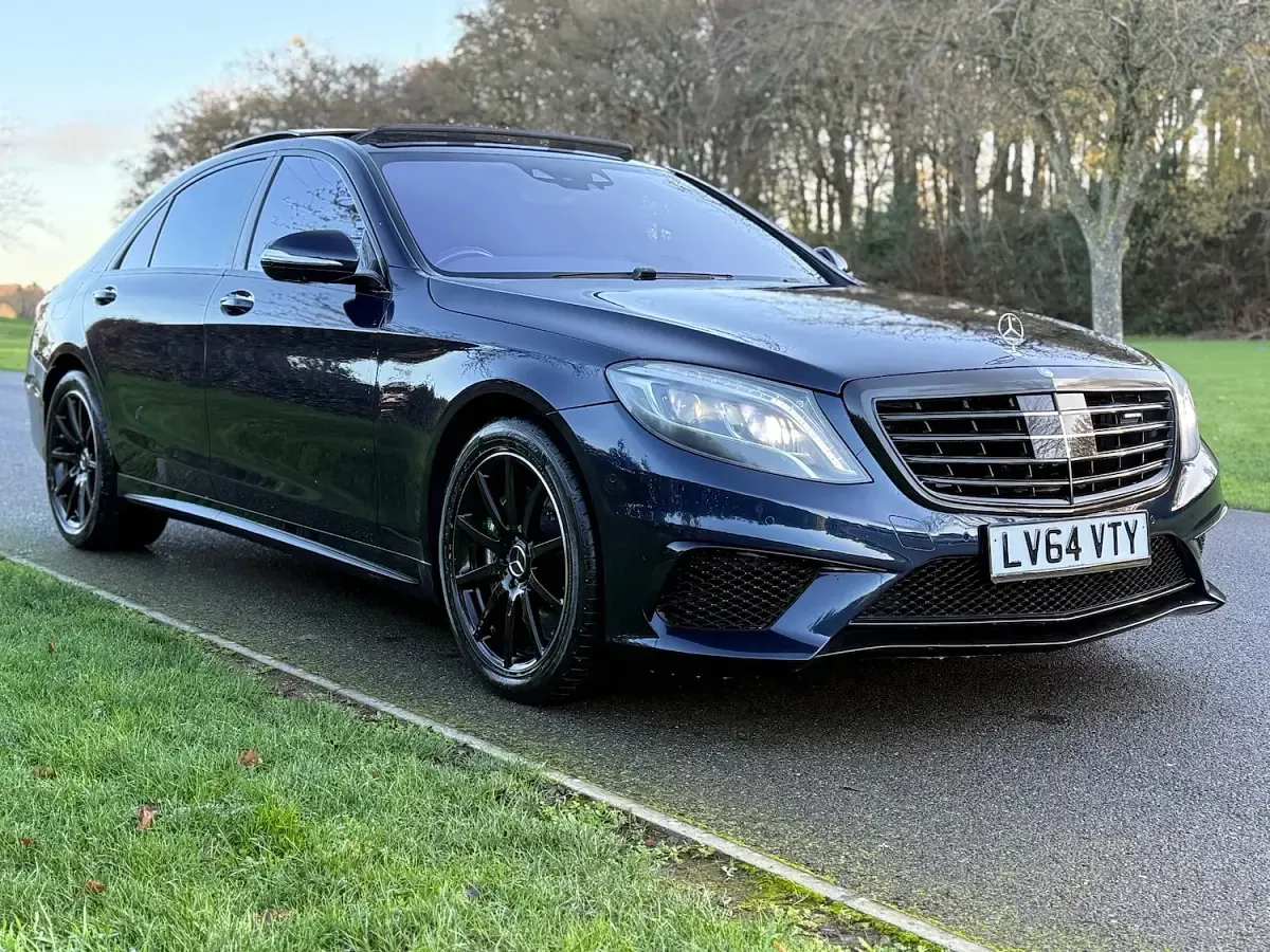 Used Mercedes S63L AMG AMG 800 HP (588 kW) 2014 Blue Sedan