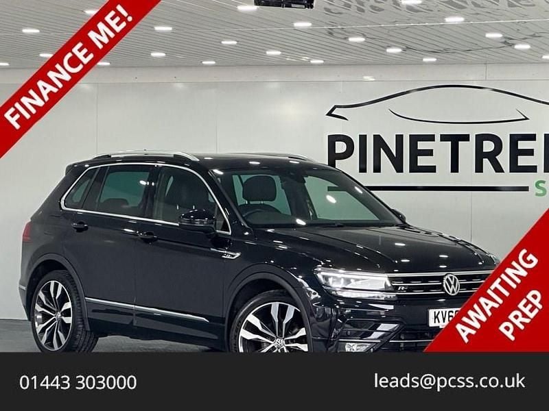 Used VW Tiguan R-line 150 HP (110 kW) 2018 Black SUV