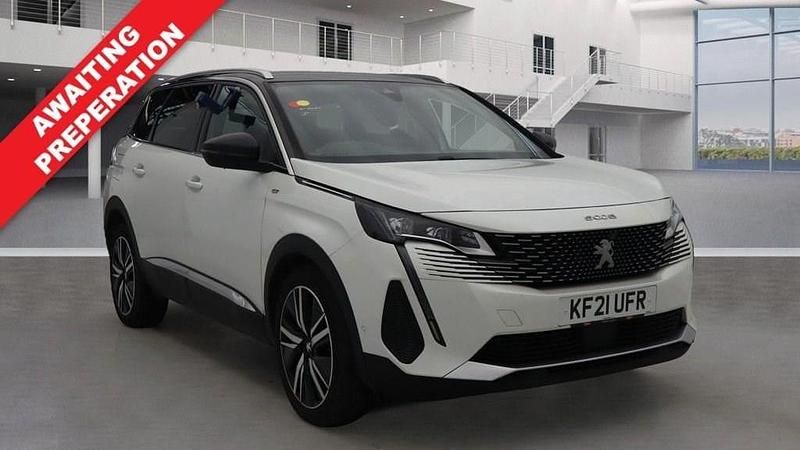 White Used 2021 Peugeot 5008 Premium SUV | £20,299 (Fair price) - Image 1/4