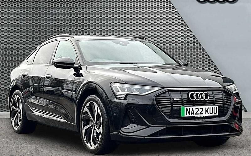 Black Used 2022 Audi e-tron Sportback Black Edition SUV | £28,466 (Good price) - Image 1/4