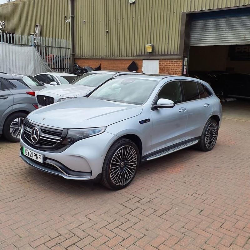 Used Mercedes EQC400 AMG Line Premium 300 kW (408 HP) 2021 Silver SUV