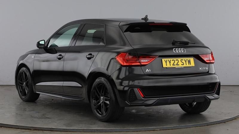 Used Audi A1 Sportback S-Line 110 HP (80 kW) 2022 Mythos black Hatchback