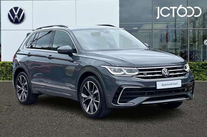 Grey Used 2021 VW Tiguan R-line SUV | £28,579 (Fair price) - Image 1/4