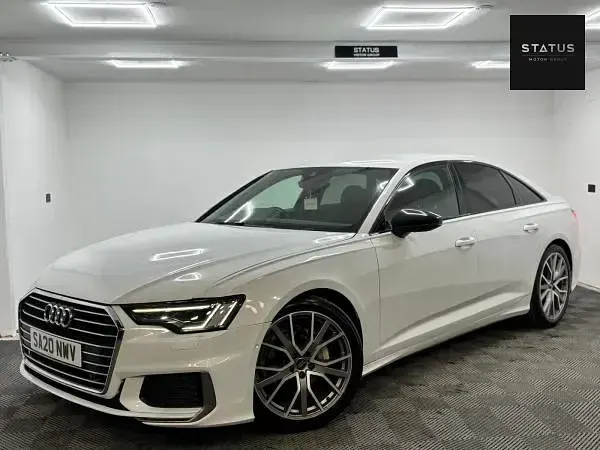 Used Audi A6 Black Edition 204 HP (150 kW) 2020 White Sedan