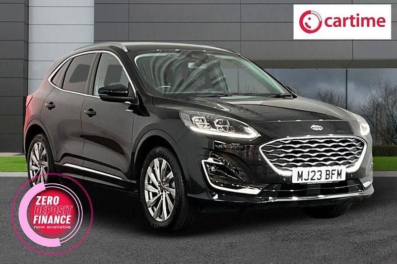 Black Used 2023 Ford Kuga Vignale SUV | £21,412 (Fair price) - Image 1/3