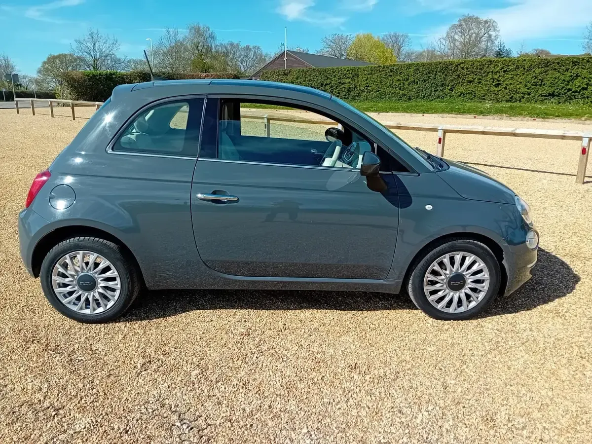 Used Fiat 500 Lounge 69 HP (50 kW) 2018 Grey Hatchback