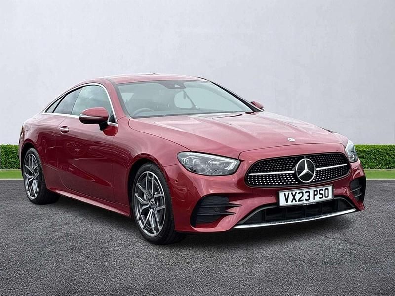Used Mercedes E300 AMG Line Premium 258 HP (189 kW) 2023 Red Coupe