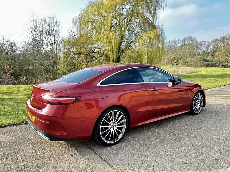 Used Mercedes E220 AMG Line Premium 2018 Red Coupe