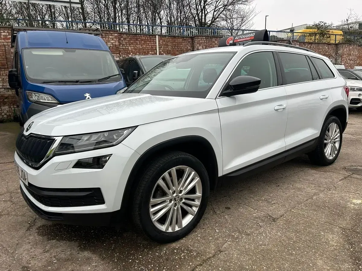 Used Skoda Kodiaq SE L 150 HP (110 kW) 2018 White SUV