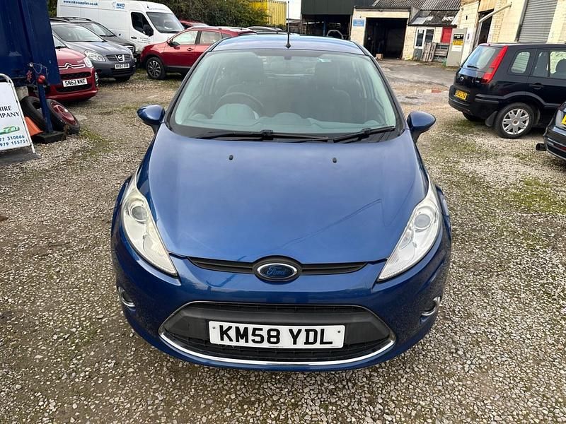 Used Ford Fiesta Zetec 2008 Blue Hatchback