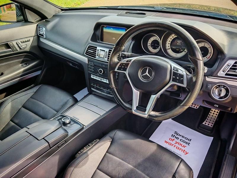 Used Mercedes E220 AMG line 177 HP (130 kW) 2017 Black Coupe