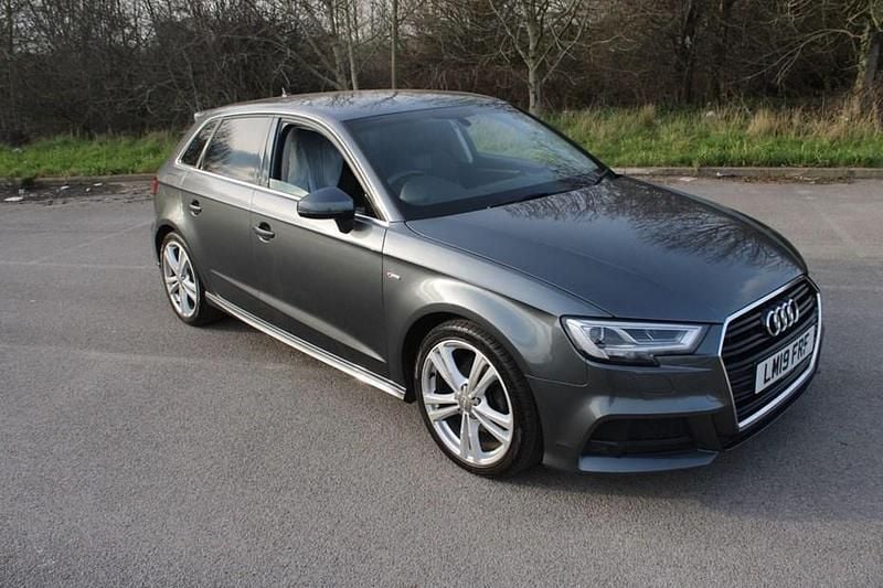 Used Audi A3 S-Line 150 HP (110 kW) 2019 Grey Sedan