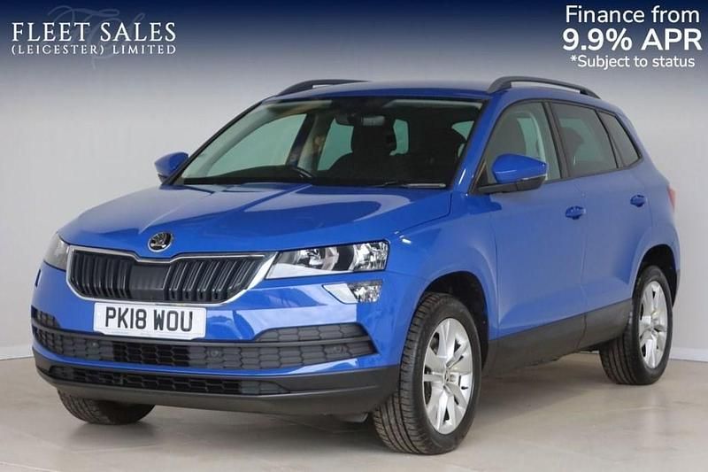 Blue Used 2018 Skoda Karoq SE Technology SUV | £9,490 (Good price) - Image 1/4