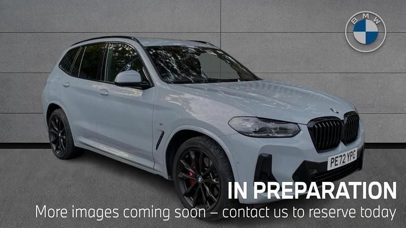 Grey Used 2022 BMW X3 M Sport SUV | £32,990 (Expensive) - Image 1/4
