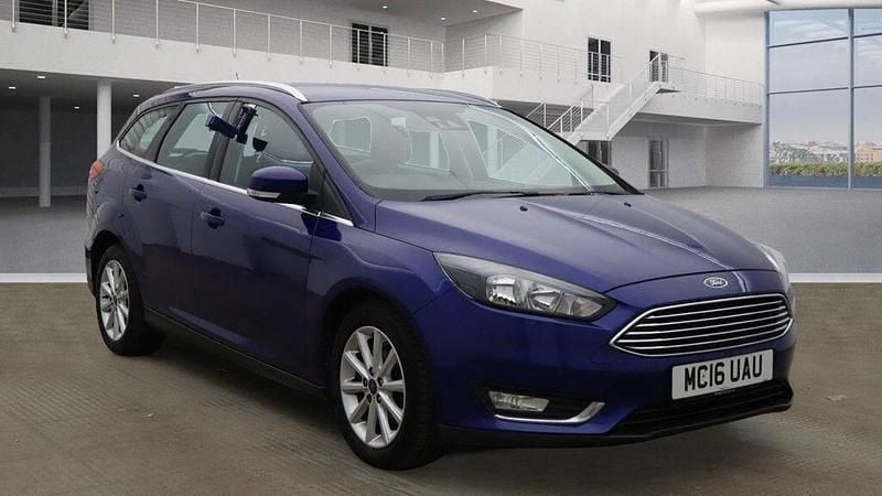 Blue Used 2016 Ford Focus Titanium Estate | £8,495 (Good price) - Image 1/3