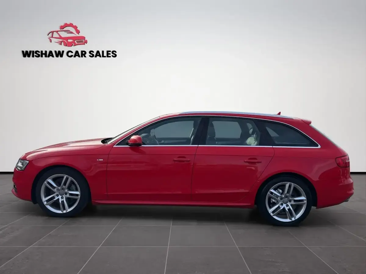 Used Audi A4 S-Line 150 HP (110 kW) 2014 Red Estate