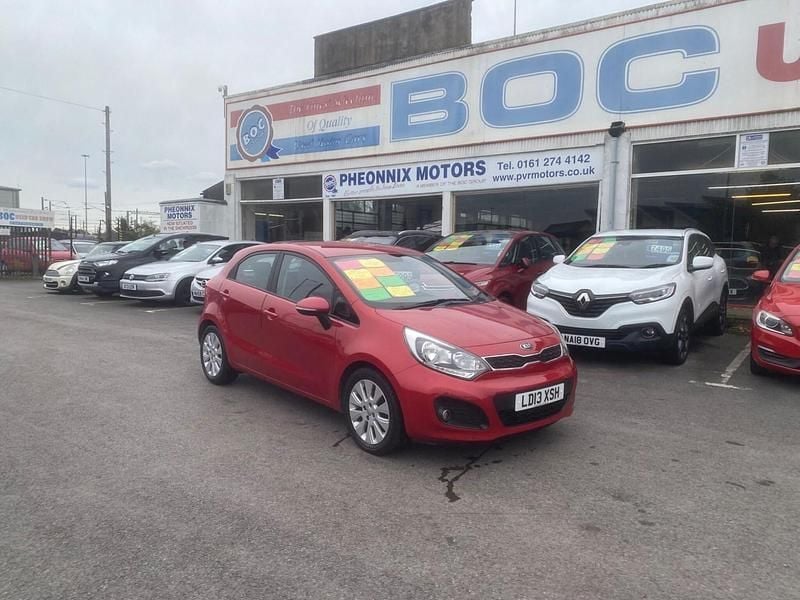 Used Kia Rio 2013 Red Hatchback