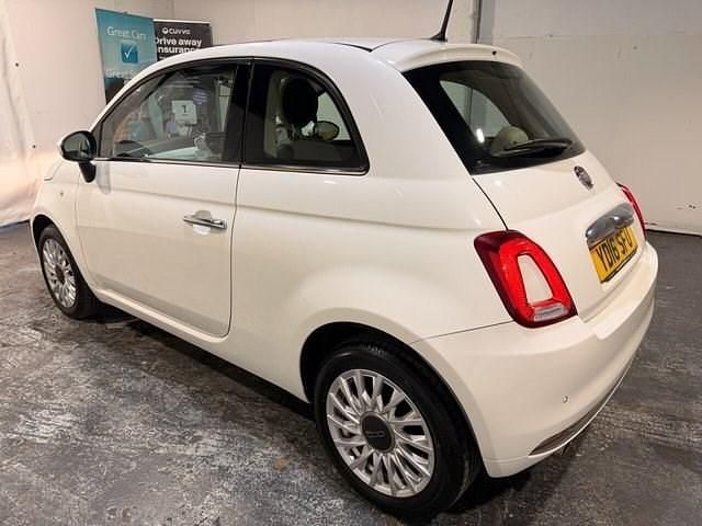 Used Fiat 500 Lounge 69 HP (50 kW) 2016 White Hatchback