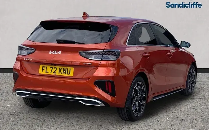 Used Kia Ceed GT-Line 160 HP (117 kW) 2022 Orange Hatchback