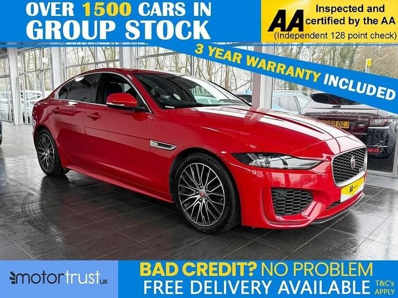 Used Jaguar XE R-Dynamic 250 HP (183 kW) 2019 Red Sedan