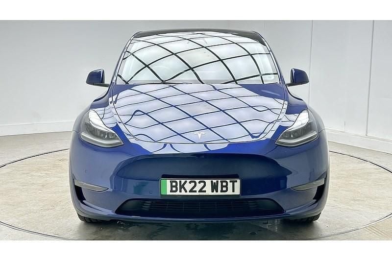 Used Tesla Model Y Long Range AWD 378 kW (514 HP) 2022 Blue SUV