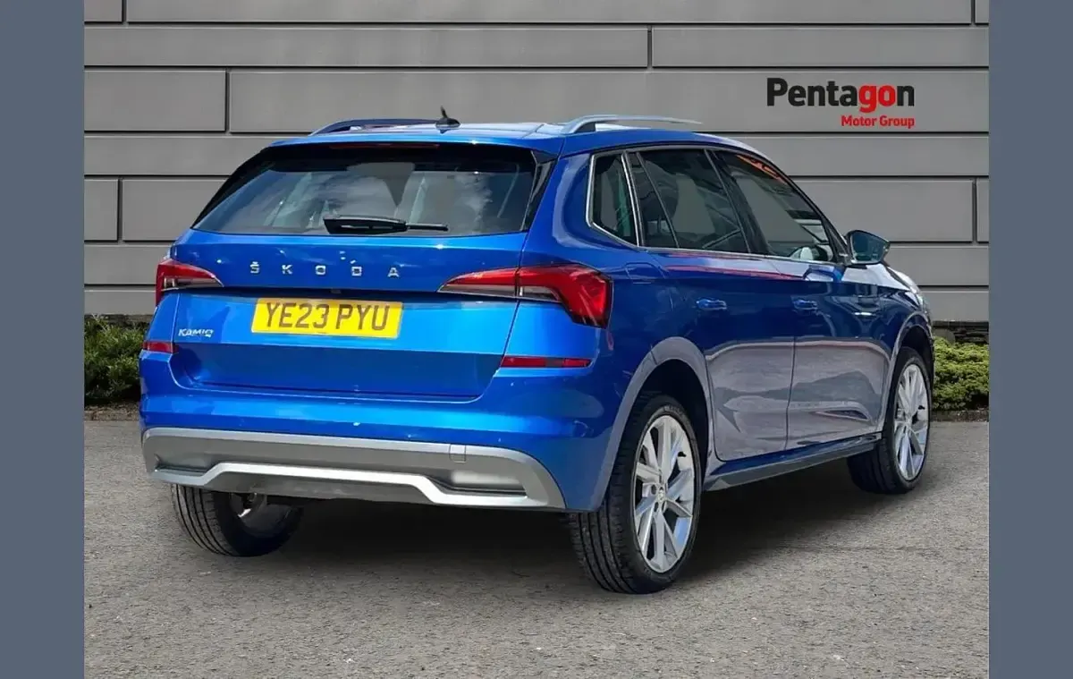 Used Skoda Kamiq SE L Executive 147 HP (108 kW) 2023 Blue SUV
