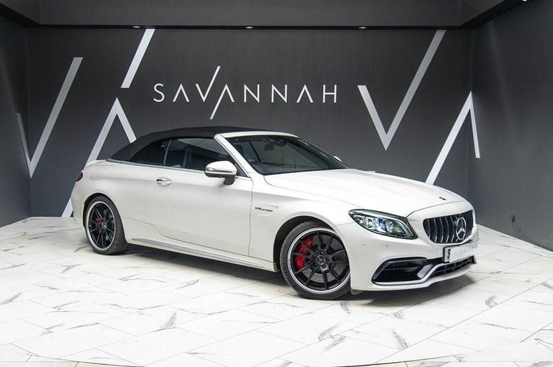 Used Mercedes C63 AMG Premium Plus 2020 White Cabriolet