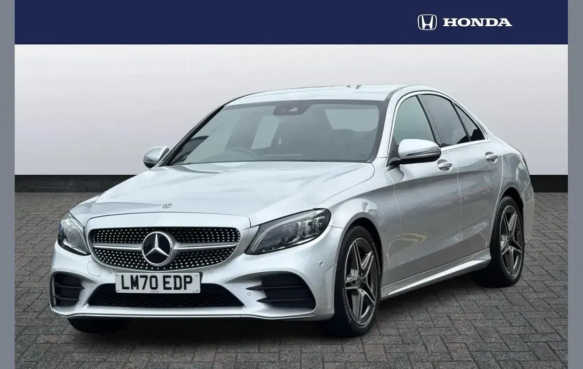 Used Mercedes C220 AMG Line Premium 191 HP (140 kW) 2020 Silver Sedan