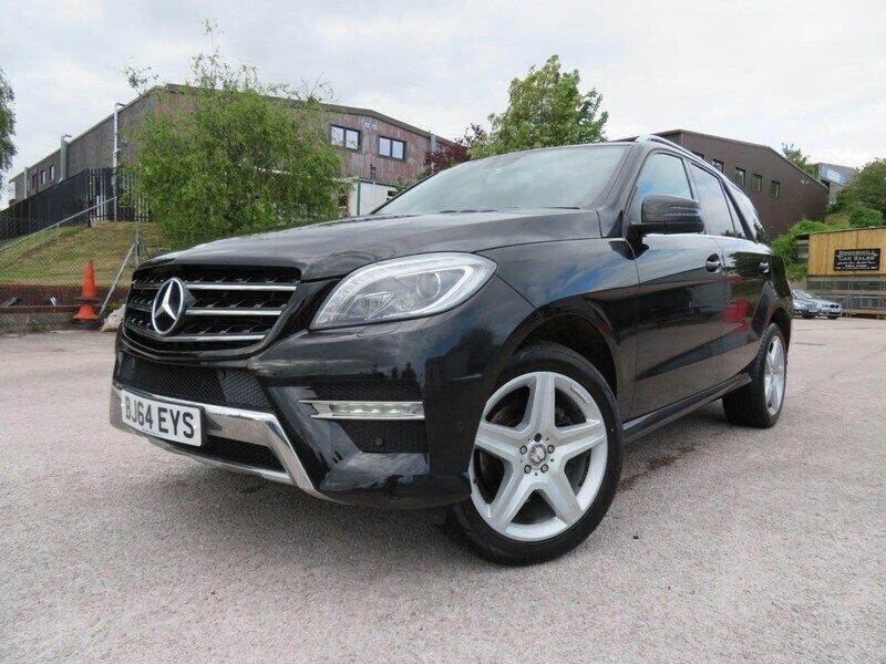 Black Used 2014 Mercedes ML250 AMG line SUV | £8,995 (Fair price) - Image 1/4