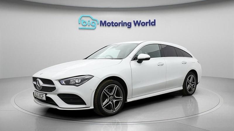 Used Mercedes CLA250e Shooting Brake AMG line 218 HP (160 kW) 2021 White Estate