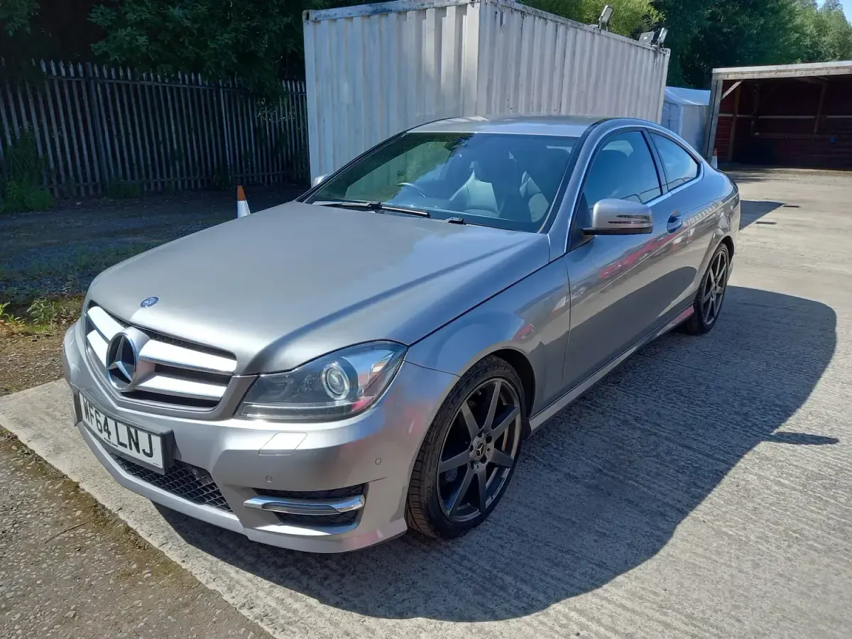 Used Mercedes C250 Sport Edition 204 HP (150 kW) 2014 Silver Coupe