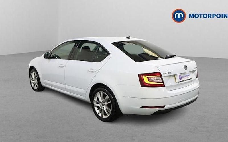 Used Skoda Octavia SE L 190 HP (139 kW) 2019 White Hatchback