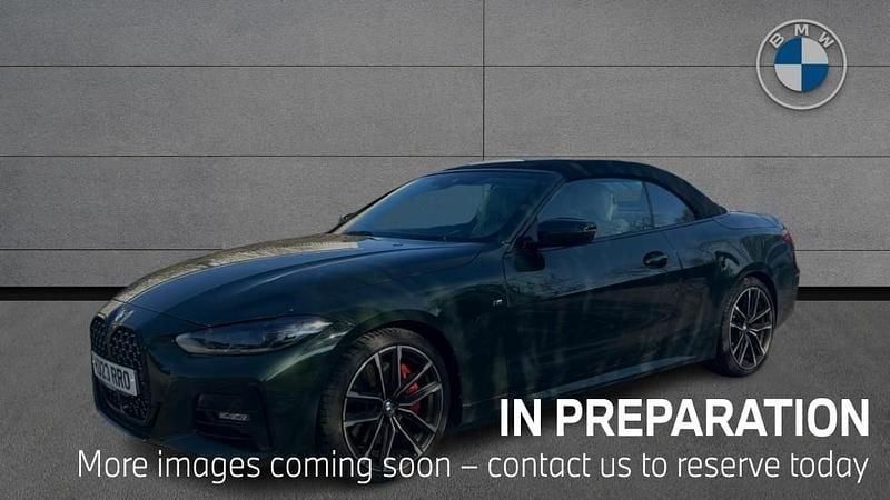 Used BMW 420 M Sport 184 HP (135 kW) 2023 Sanremo green metallic Cabriolet