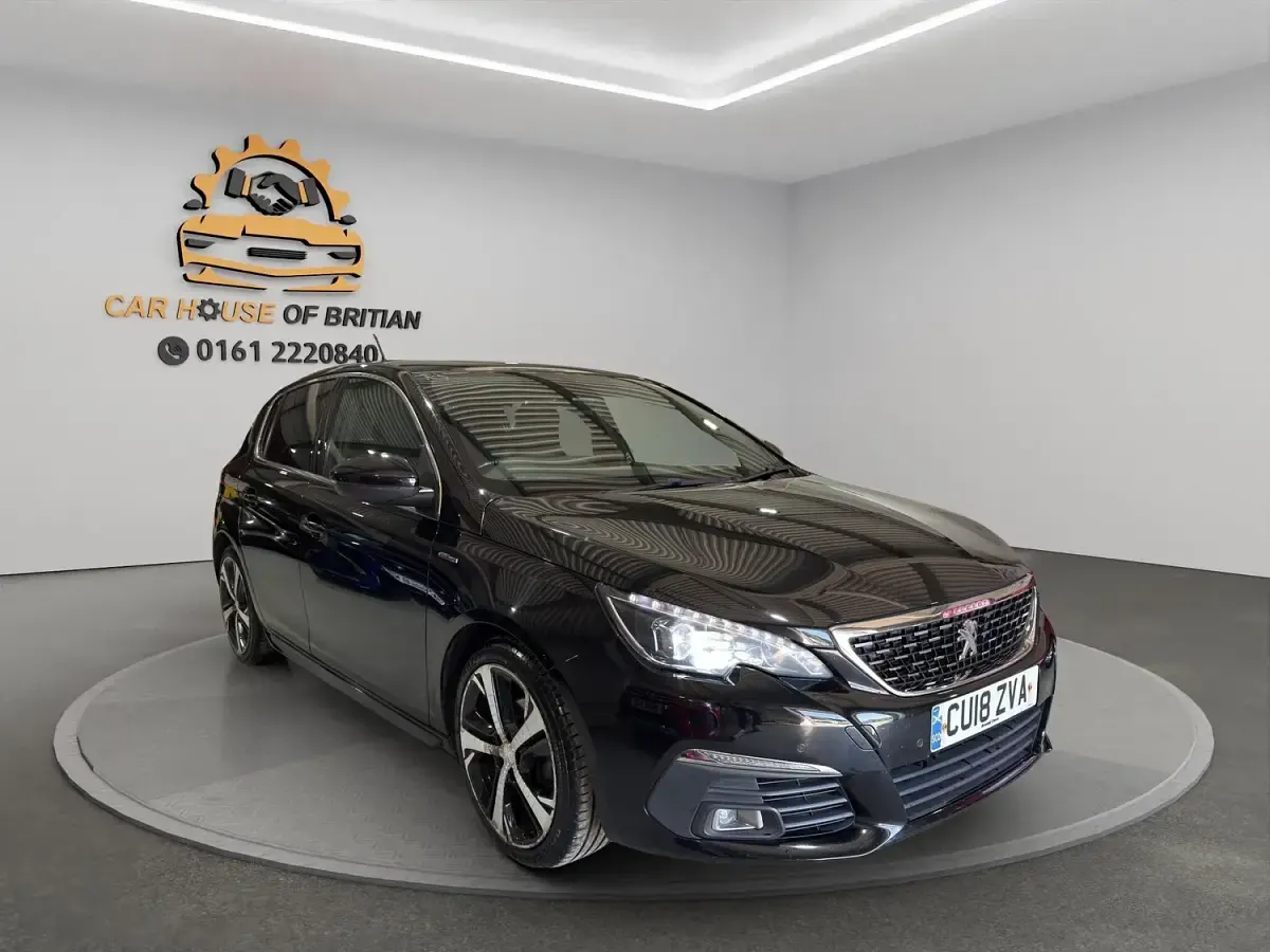 Usado Peugeot 308 GT-line 130 HP (95 kW) 2018 Preto Citadino