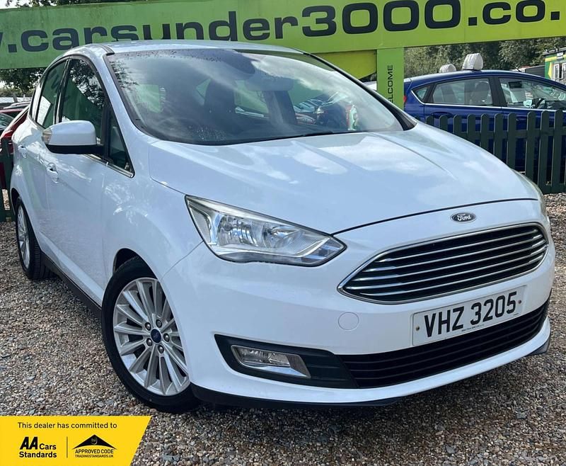 White Used 2017 Ford C-MAX Titanium MPV | £5,900 (Fair price) - Image 1/4