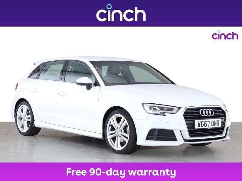White Used 2018 Audi A3 S-Line Hatchback | £14,399 (Fair price) - Image 1/3