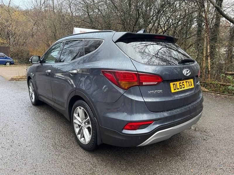 Used Hyundai Santa Fe Premium SE 2015 Blue SUV