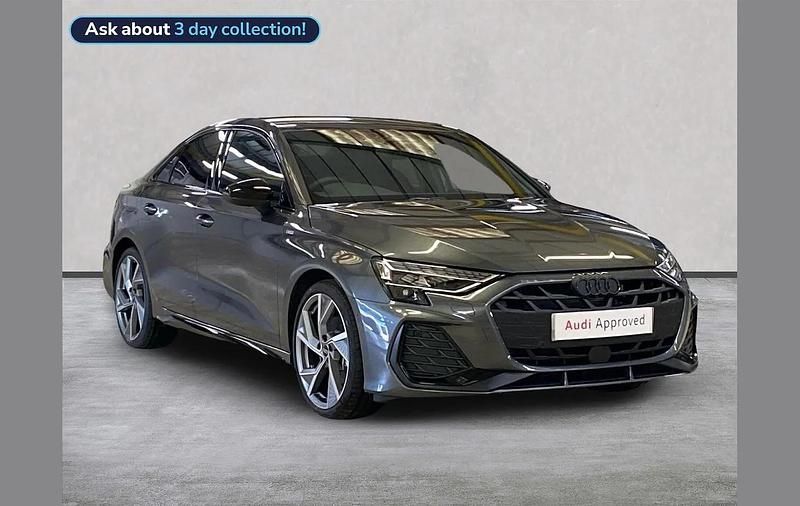 Used Audi A3 Black Edition 150 HP (110 kW) 2025 Grey Sedan