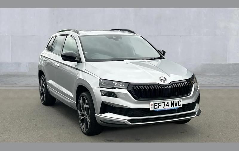 Used Skoda Karoq SportLine 147 HP (108 kW) 2024 Silver SUV