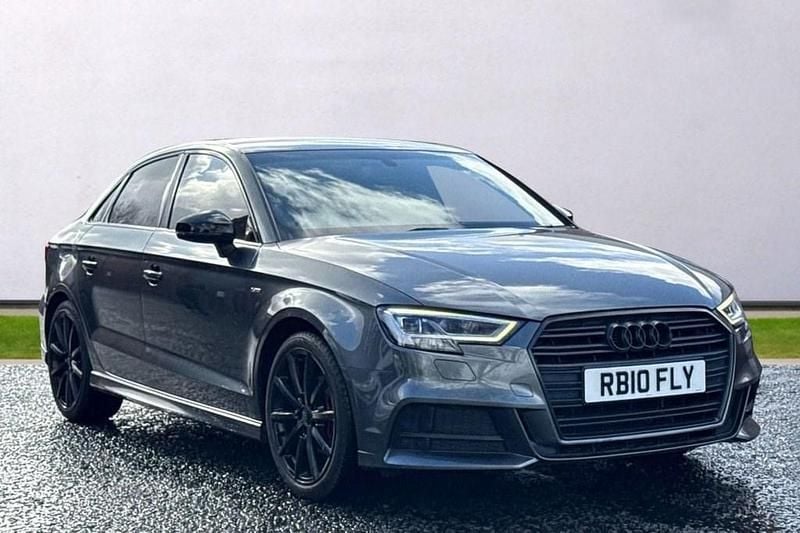 Used Audi A3 Black Edition 150 HP (110 kW) 2018 Grey Sedan