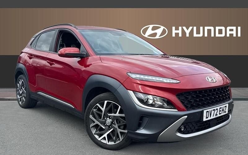 Red Used 2022 Hyundai Kona Premium SUV | £17,833 (Fair price) - Image 1/4