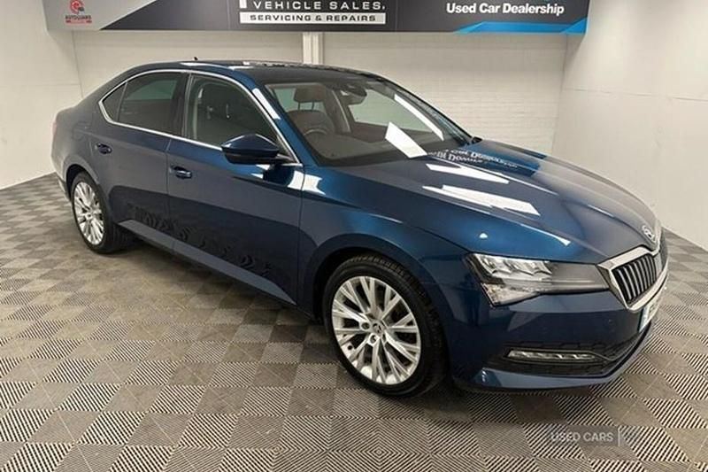 Blue Used 2021 Skoda Superb SE Technology Hatchback | £21,495 (Fair price) - Image 1/1