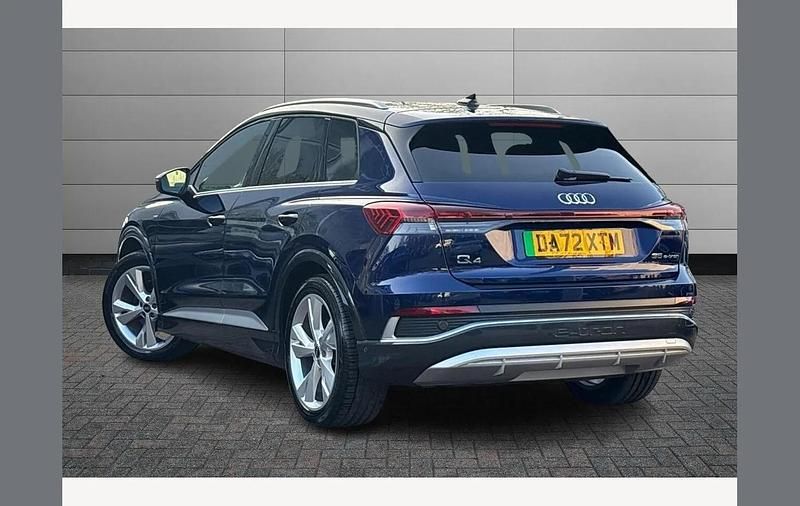 Used Audi Q4 e-tron S-Line 125 kW (170 HP) 2022 Blue SUV